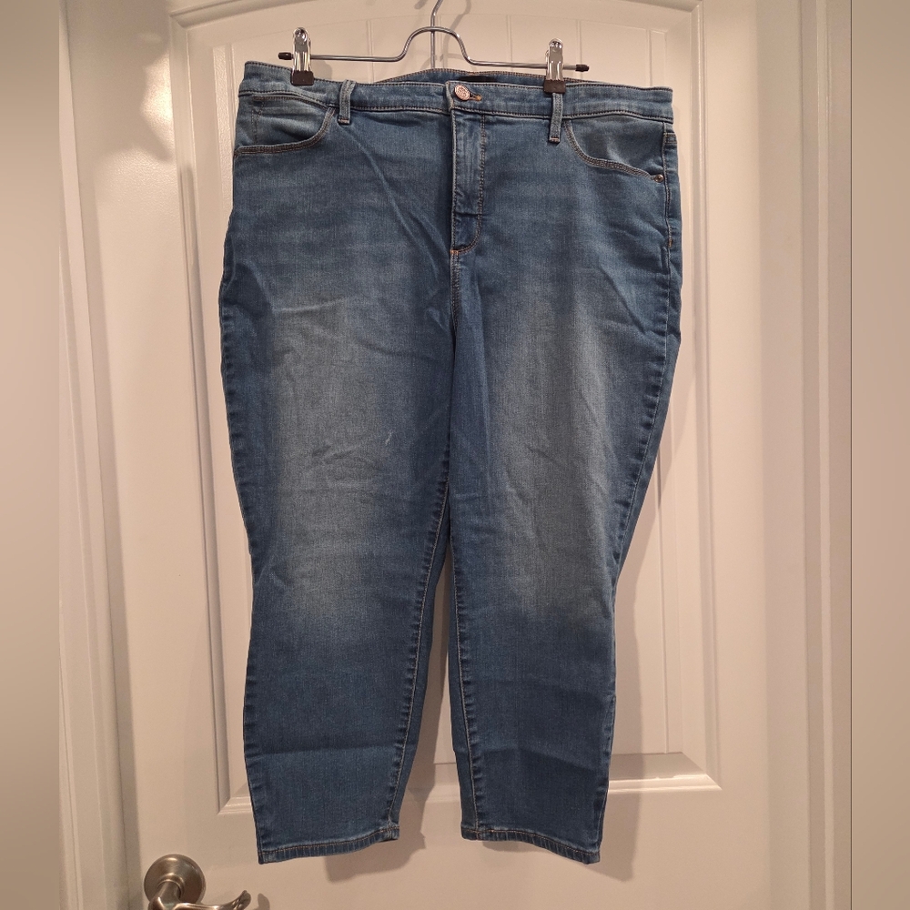 Talbots Denim Ankle Jeans in Soft Blue
